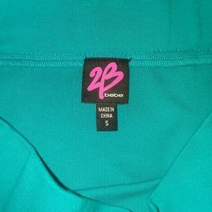 Bebe Turquoise skirt